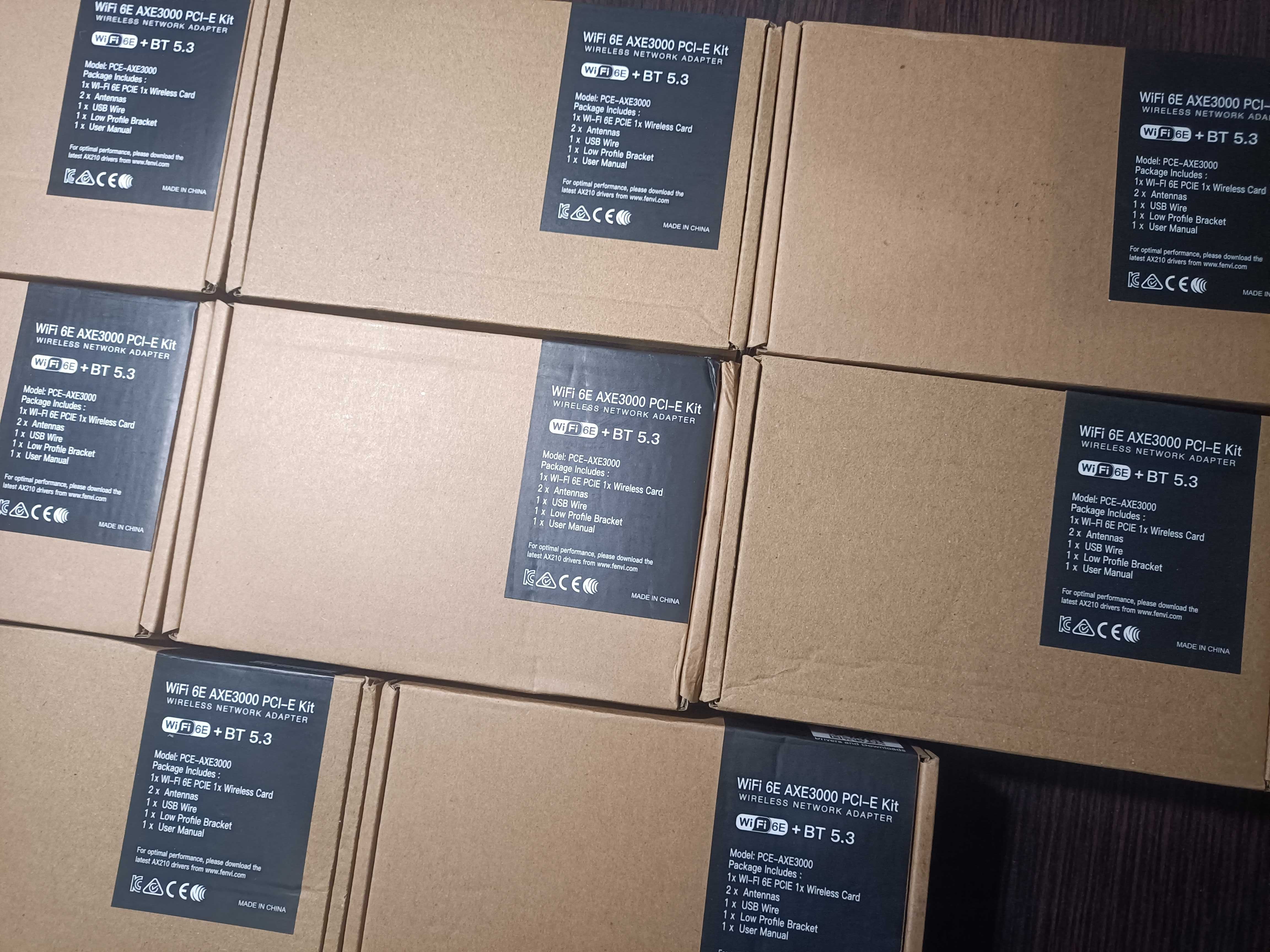 Cетевая карта Wi-Fi 6E 5400 AX210 AXE3000 BT5.3
