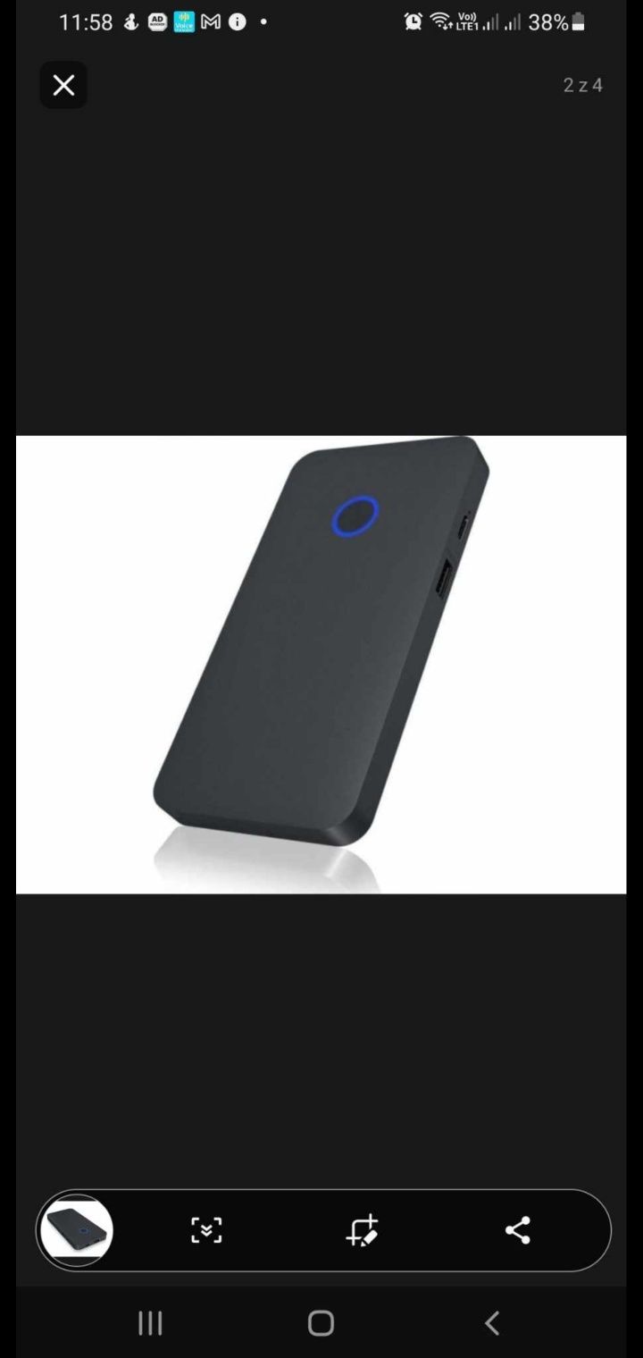 Stacja Dokująca HUB do Konsol PS5 USB-C 3.2 PD100W Slot NVMe 10Gbs HDM