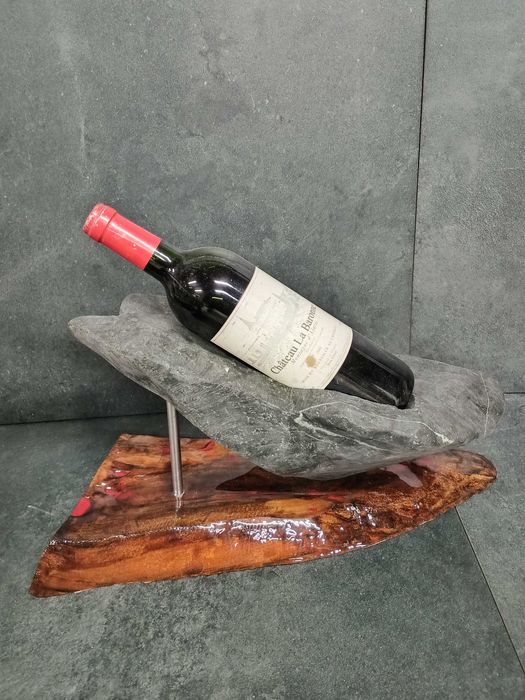 Stojak na butelkę wina z kamienia naturalnego