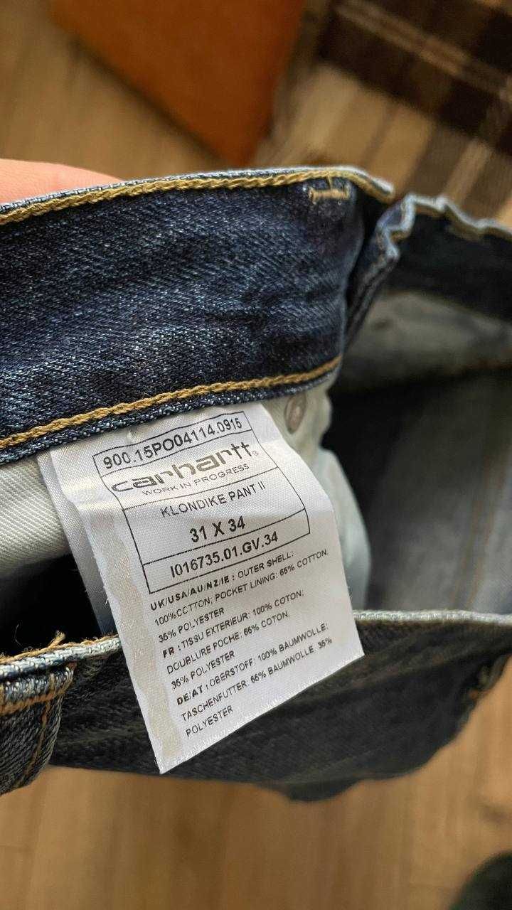 Нові чоловічі базові джинси carhartt klondike pant 2