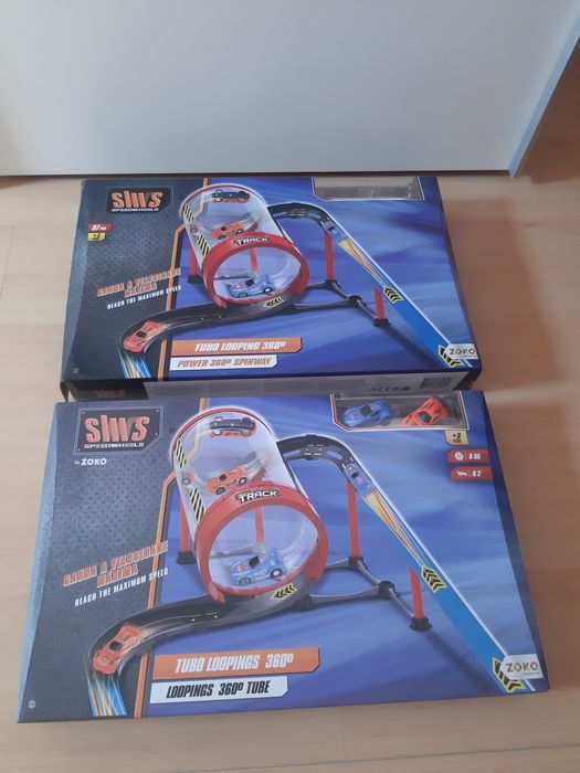 2 Pistas carros looping 360° NOVA