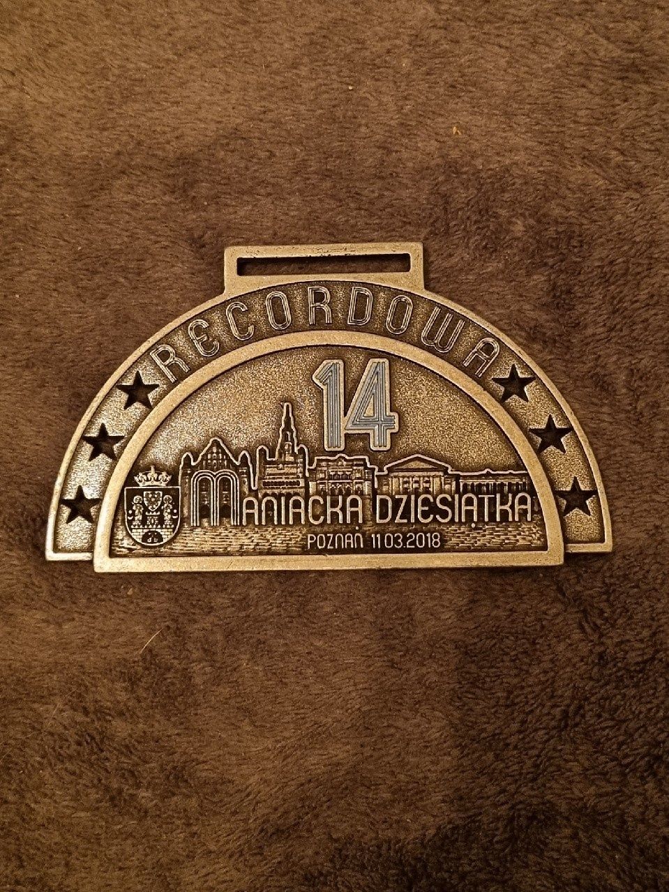 Medal rekordowa Maniacka 10 edycja 14