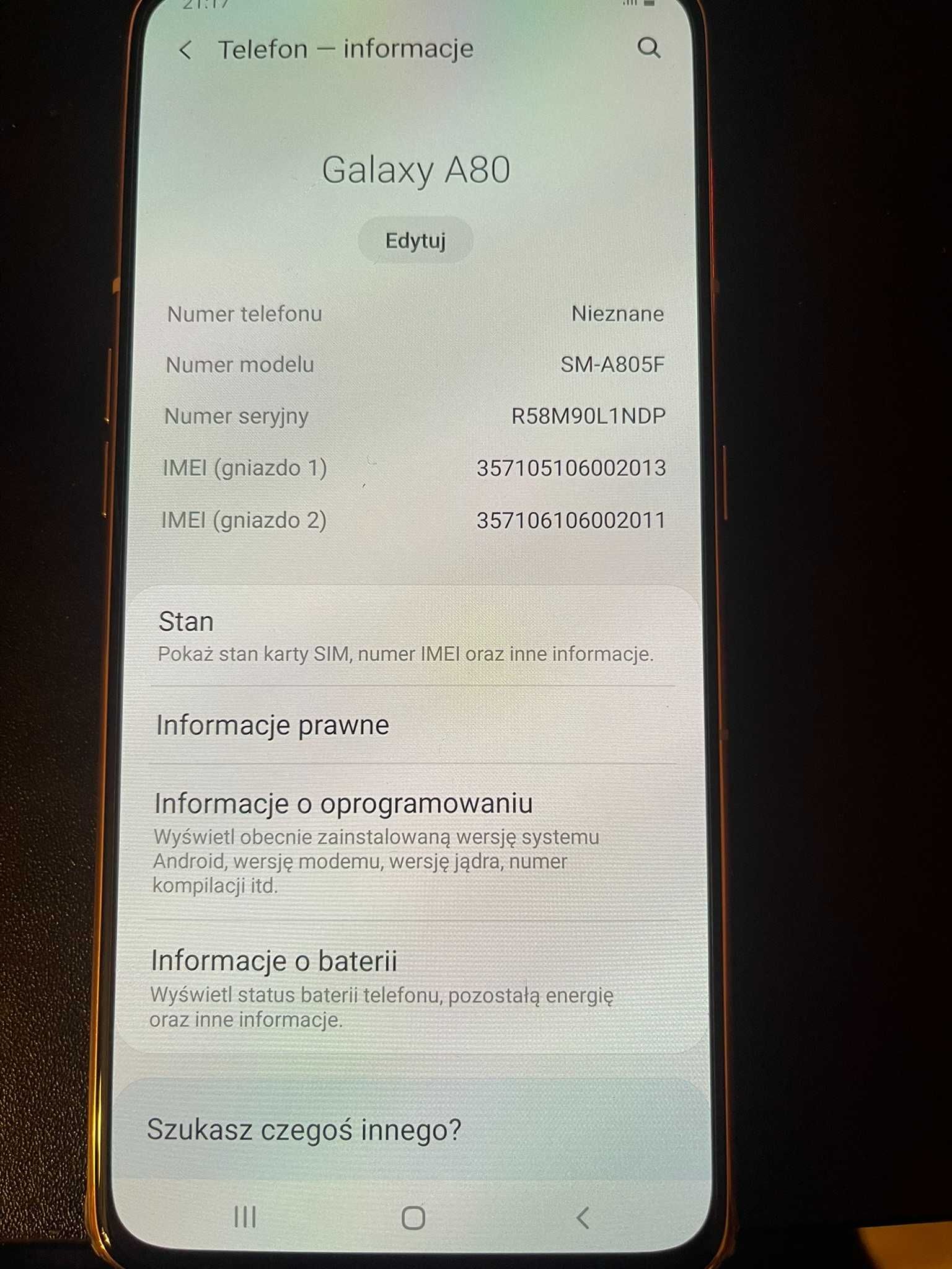 Samsung A80 Stan Idealny