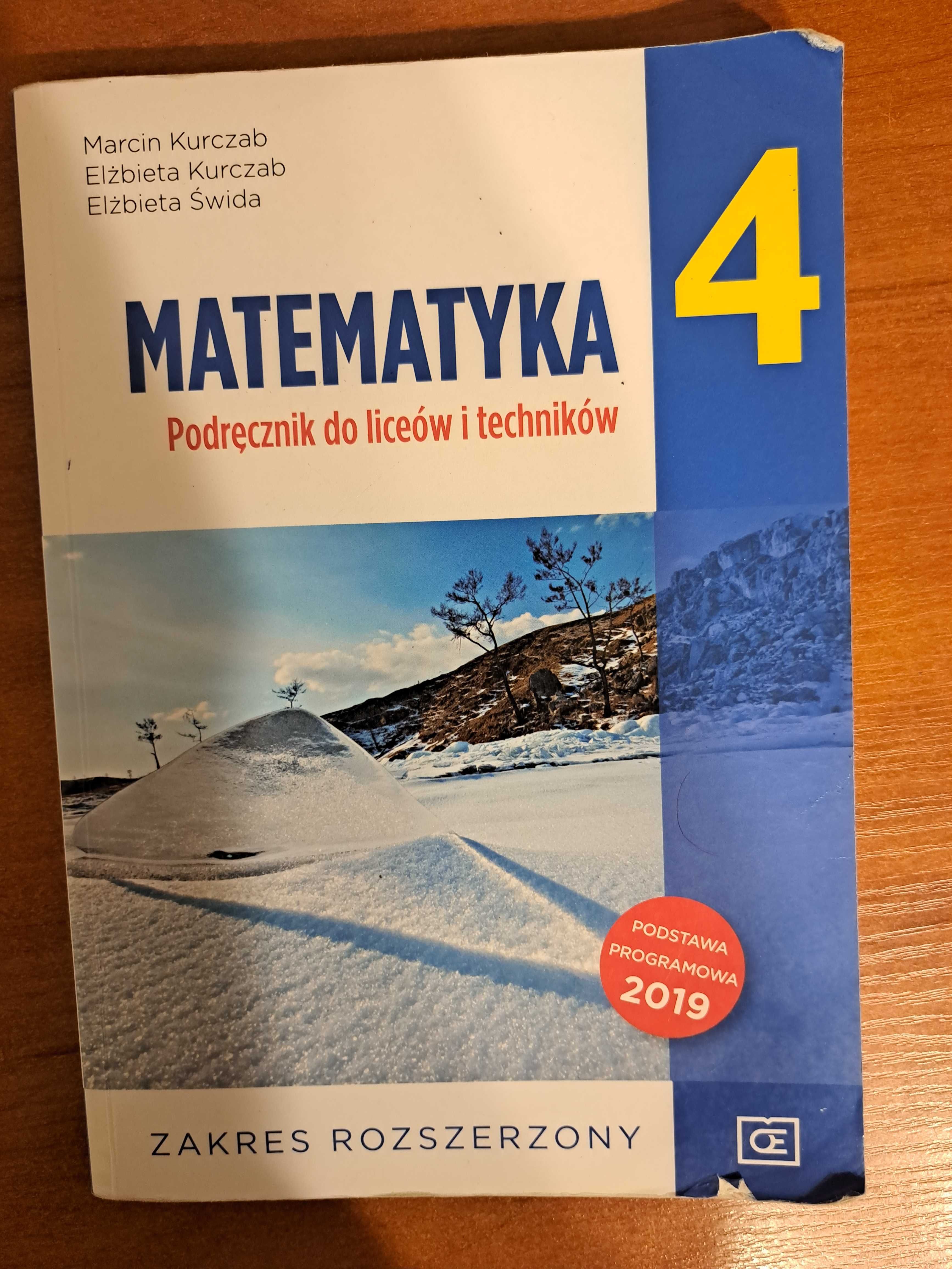 Podręcznik + zbiór zadań Matematyka 4 zakres rozszerzony