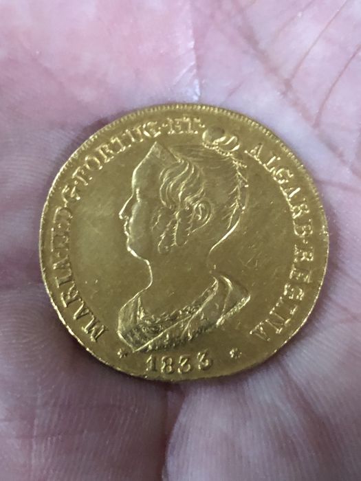 Moeda D Maria ll 7500 Reis (1833 )