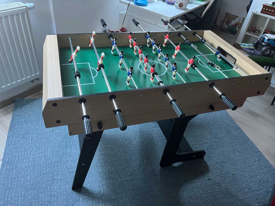 Stół multifunkcyjny do gier – bilard, piłkarzyki, ping-pong, cymbergaj