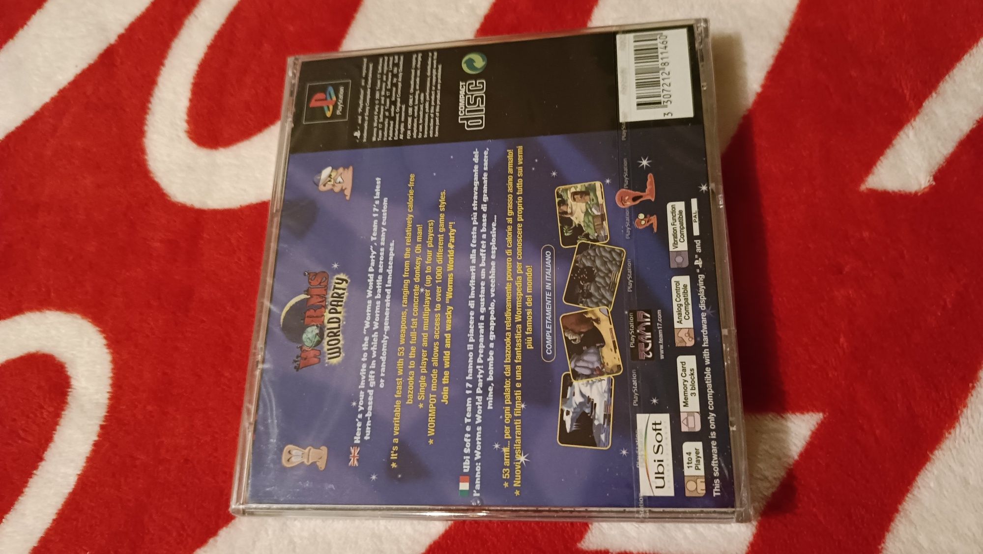 Worms World Party PS1 PSX PlayStation One