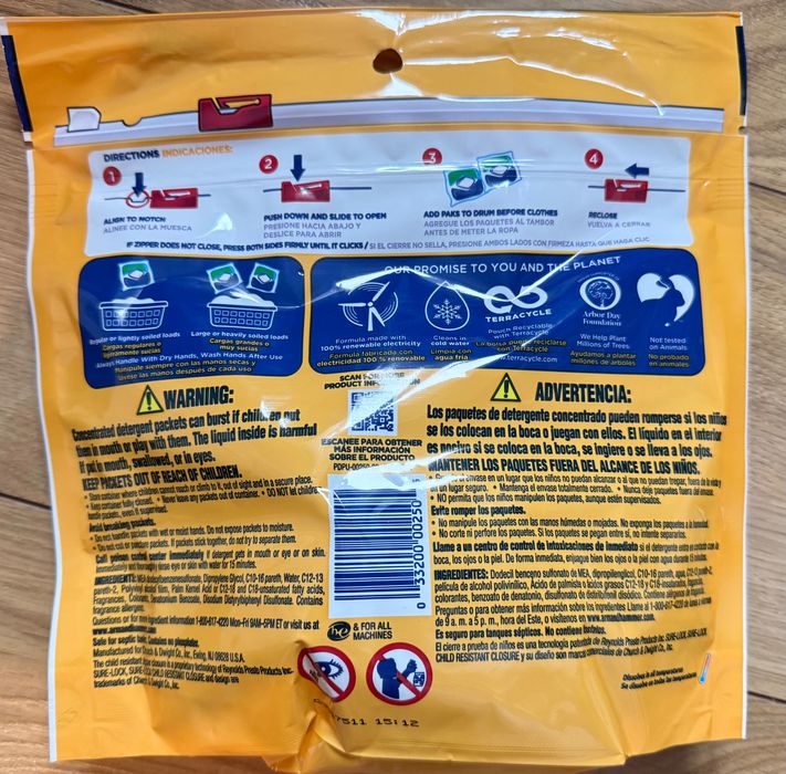 Kapsułki do prania Arm & hammer do białego piękny zapach z USA