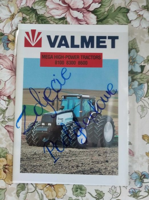 Folder ciągnika Valmet 8100,8300,8600 oryginał 1990