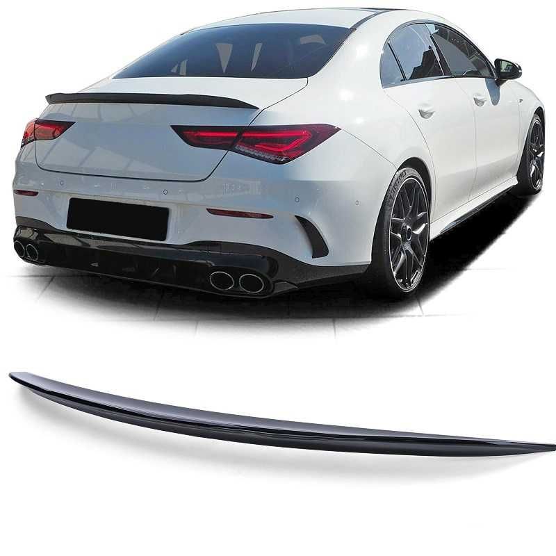 Lip Spoiler Mercedes CLA C118 Preto Brilhante