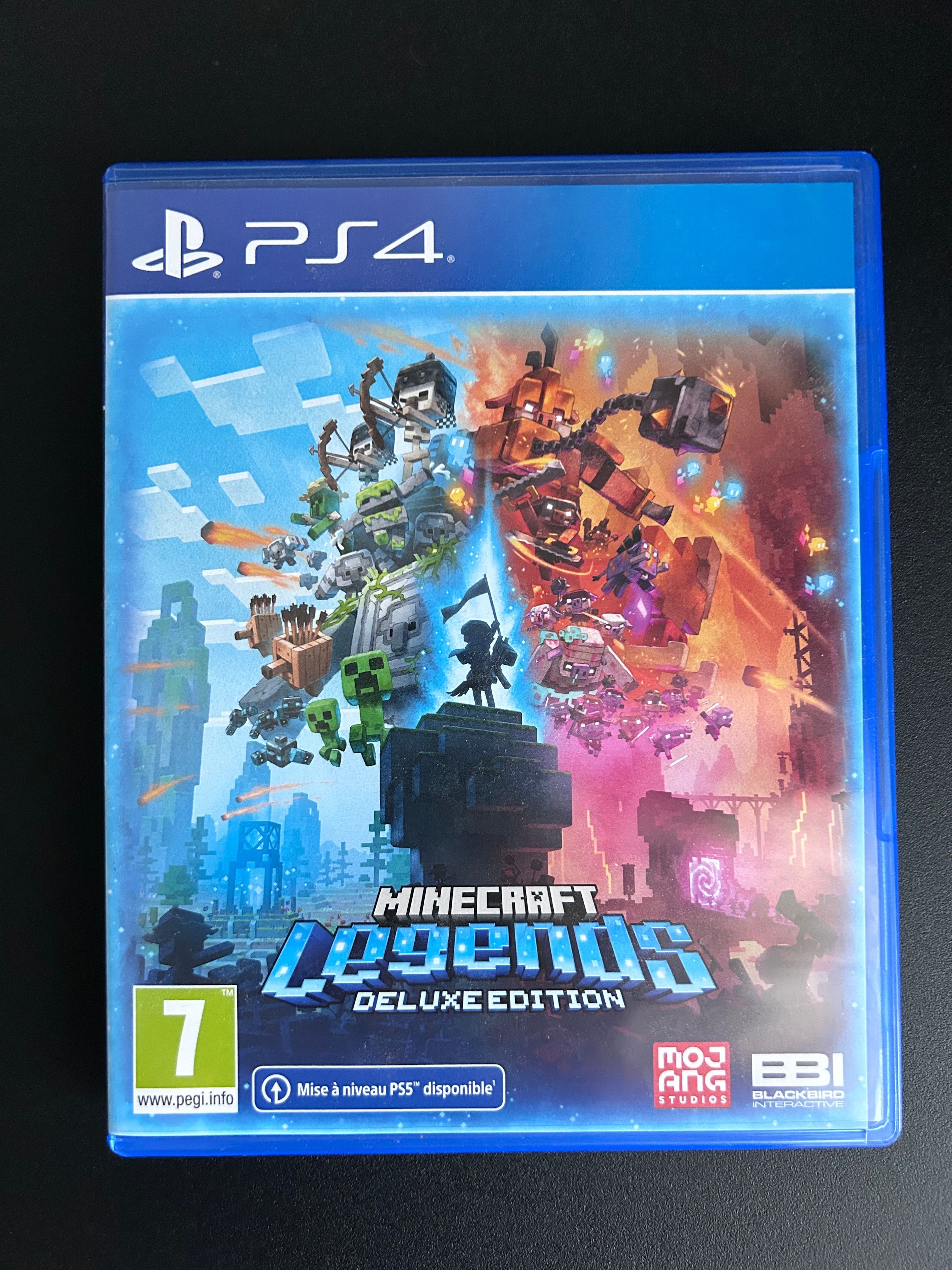 Диск Minecraft Legends PS4 deluxe edition