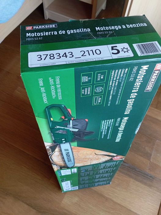 Motoserra gasolina Parkside nova com garantia
