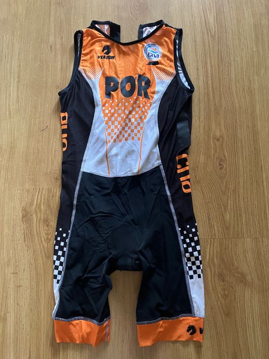 Fato de triatlo Trisuit 10-12 anos VIATOR
