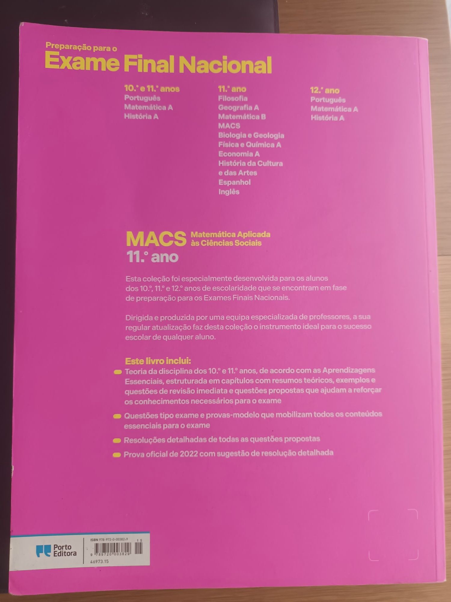 Livro Preparação Exame MACS 2023