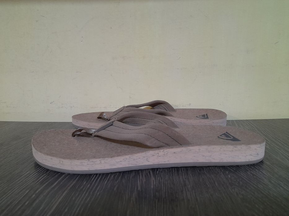 Коркові шкіряні сандалі в'єтнамки шльопанці Quiksilver