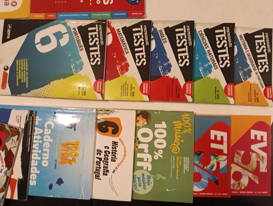 Livros de atividades/fichas 6 ano