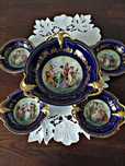Rosenthal - kobaltowe patery Louis Seize