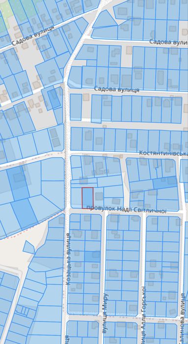 Ділянка в затишному місці