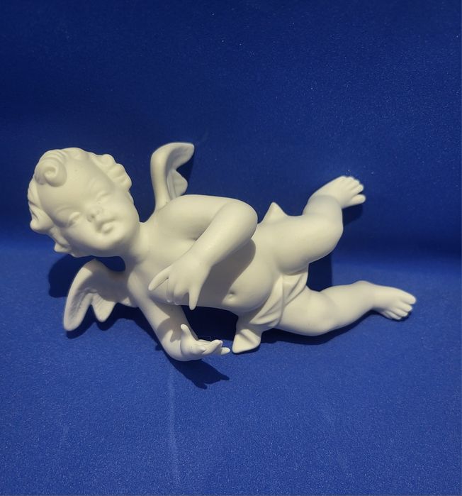 Рідкісна старовинна фарфорова статуетка фігурка ангел weimar  meissen