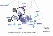 Сайлентблоки заднього важеля Ford Fusion USA / Edge. Плаваючий