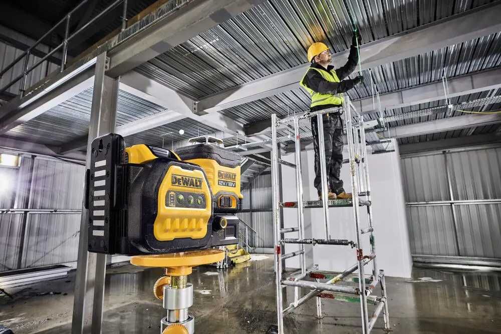DeWALT DCE089NG18 Уровень лазерный линейный\3D-уровень\Зелёный луч\18V