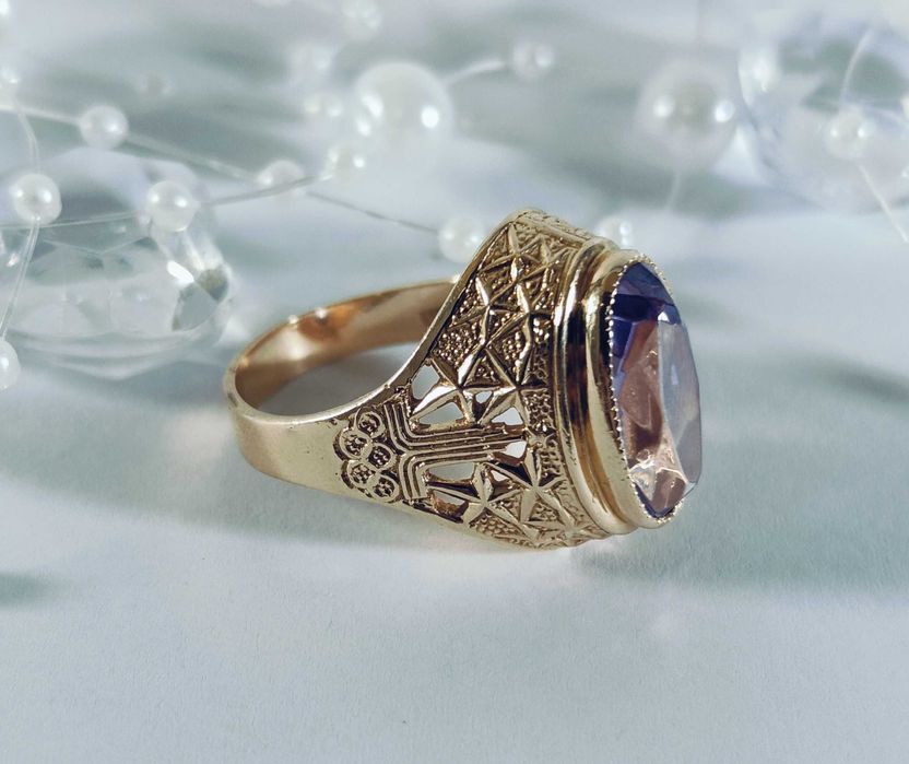 Piękny złoty pierścionek 9,44G 585