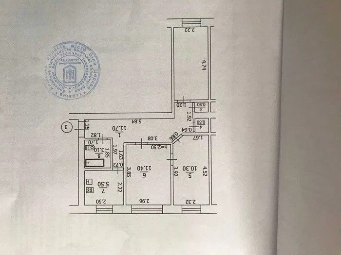 3 кімнатна квартира власник центр 1поверх