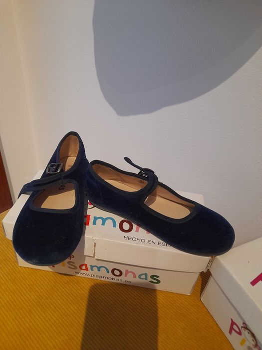 Sapatos sandalias Pisamonas Veludo Criança