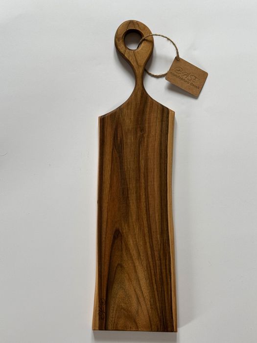 Deska do krojenia i serwowania lite drewno orzech