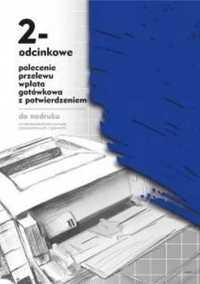 2 - odcinkowe polecenie przelewu - wpłata...F - 111 - 2