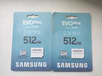 100% Оригінал Samsung EVO Plus microSD 512GB Switch PSP
