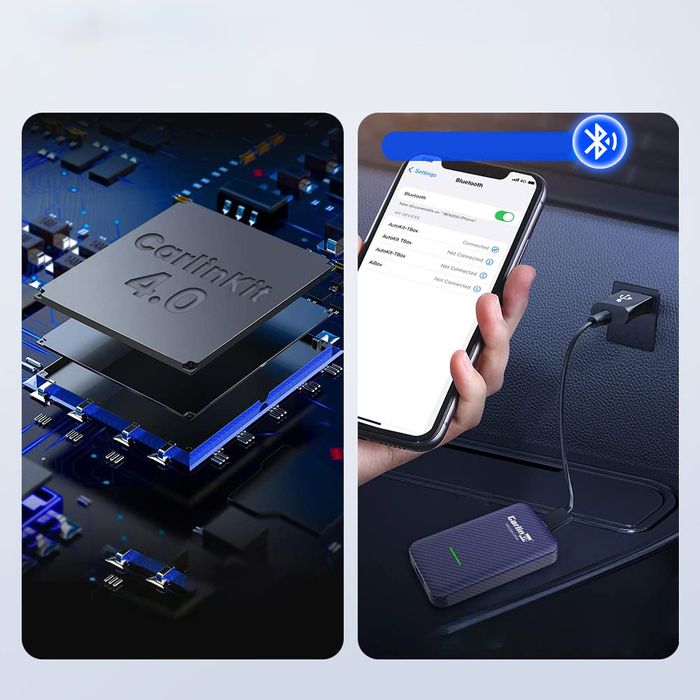 Adapter Bluetooth Carlinkit 4.0 - Cp2A Android Auto Apple Carplay