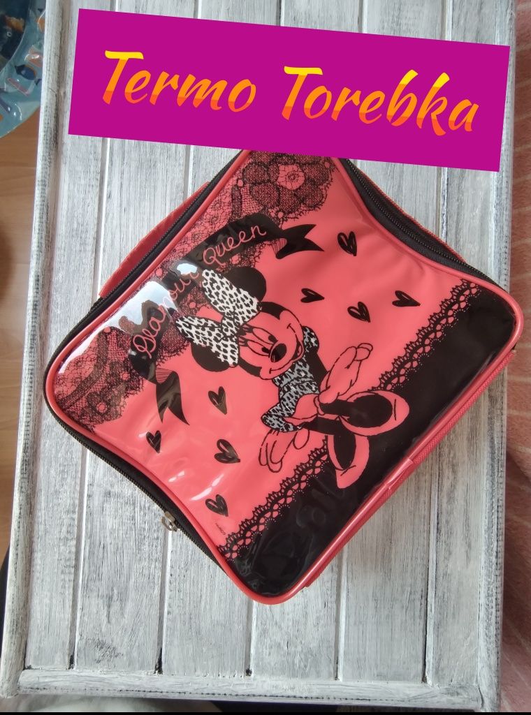Torebka Minnie śniadaniowa sniadaniowka Minnie termo