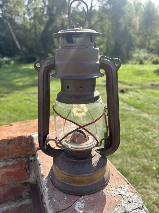 Stara Lampa naftowa, latarenka BAT prod. GDR. Numer 158