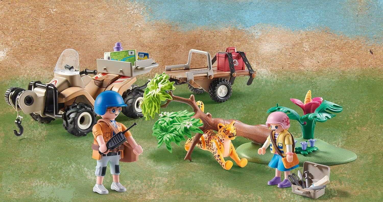 Playmobil Wiltopia Quad ratunkowy dla zwierząt 71011