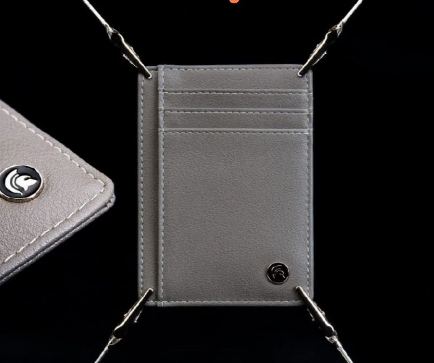 POWR męski portfel, cienki portfel z blokadą RFID