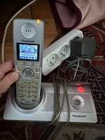 Telefon stacjonarny retro vintage bezprzewodowy panasonic sekretarka