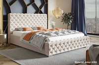 Łóżko łóżka tapicerowane ADELLE 120/140/160/180x200 POJEMNIK