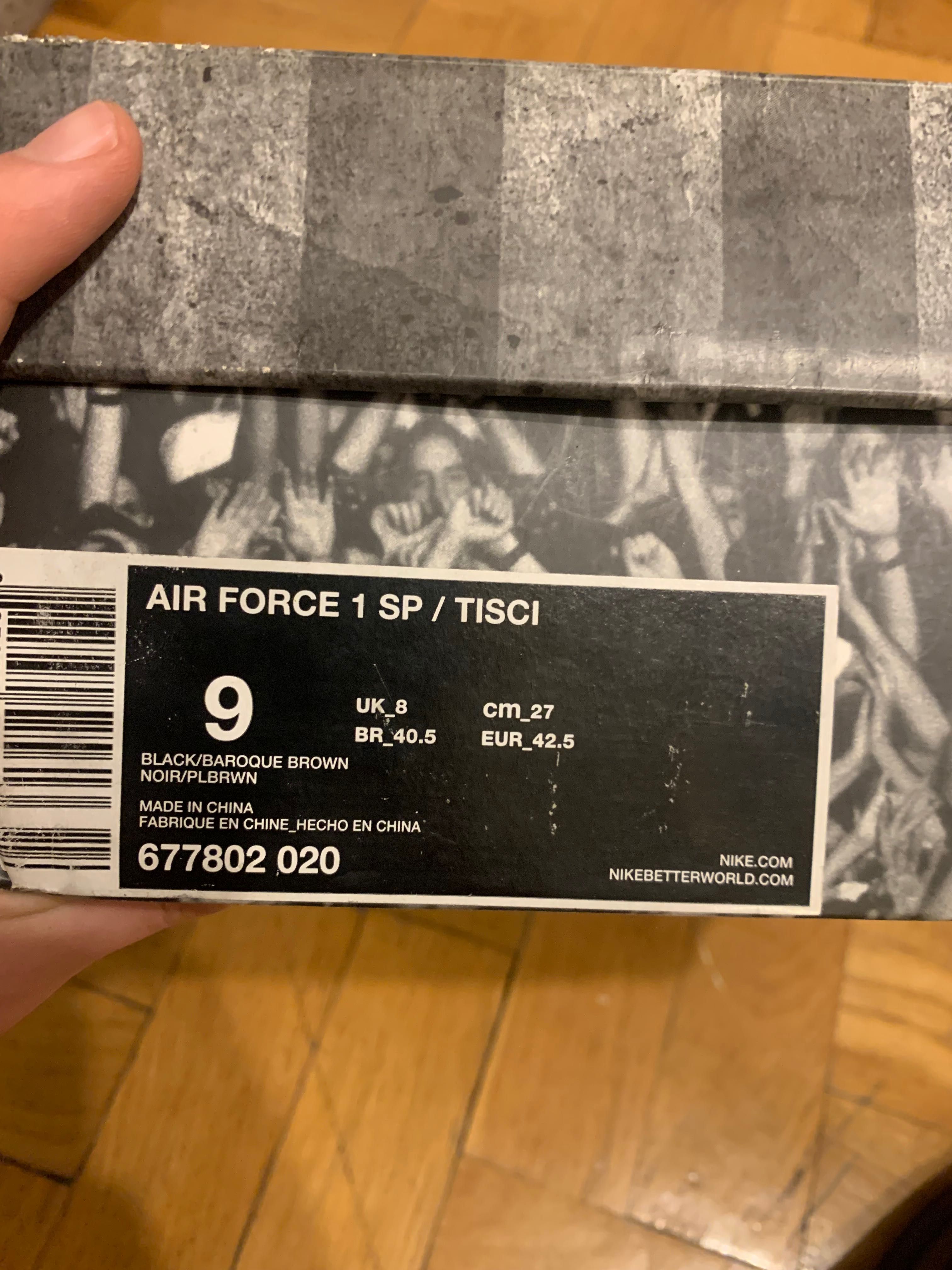 Air Force 1 Tisci Black