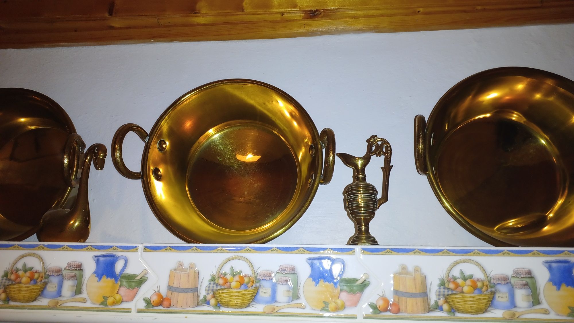 Conjunto de caldeiras latão/cobre