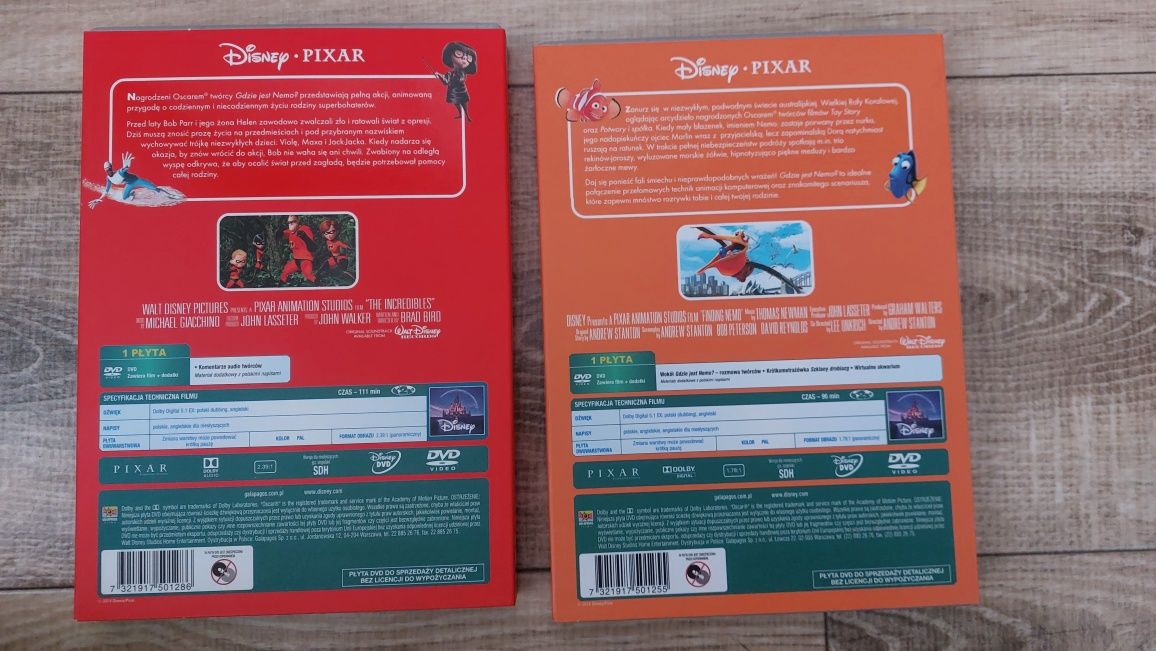 Film DVD Iniemamocni Disney pixar