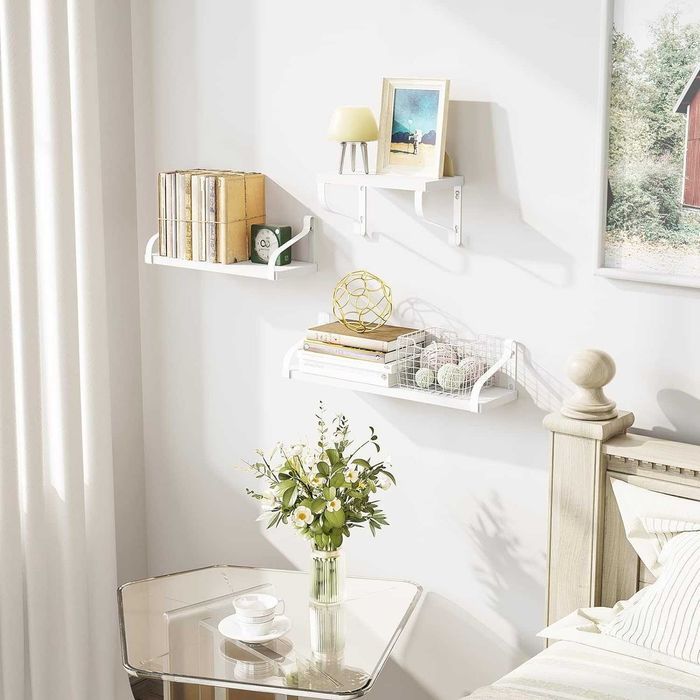 Nowe półki ścienne / półka / 3 szt / 23, 33, 43cm / białe !1751!