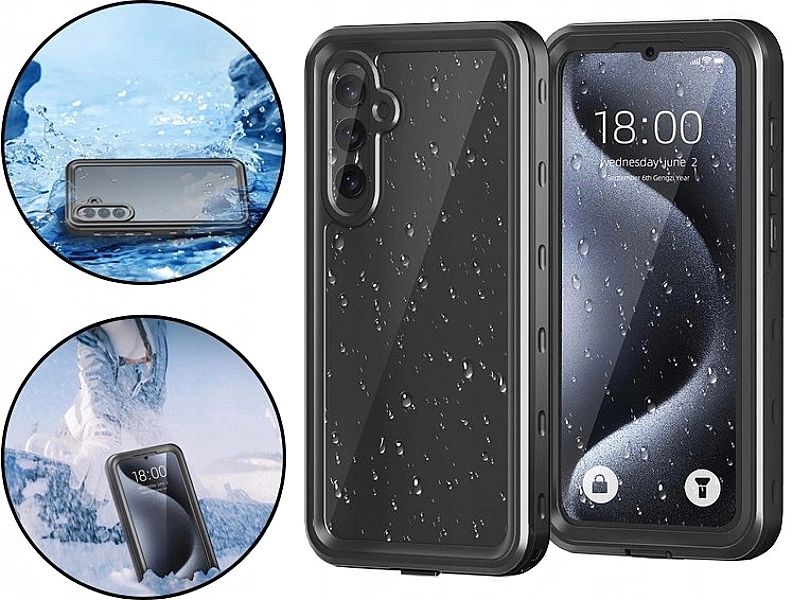Etui Wodoodporne 360 Braders IP68 do Samsung Galaxy A35/5G Ochrona Bra