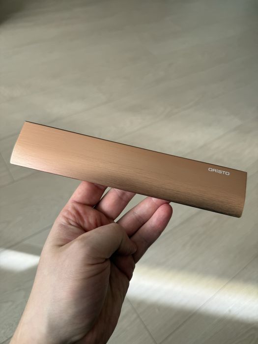 Uchwyt krawędziowy oristo etna rosegold 20cm na 4cm 4 sztuki