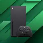 Konsola XBOX Series X z pudełkową wersja gry Cyberpunk 2077