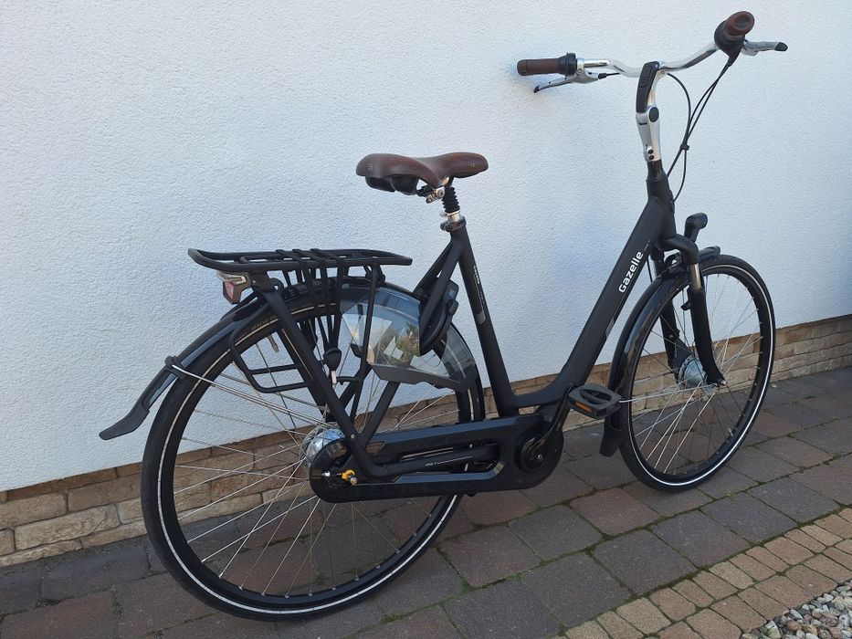 ** GAZELLE ORANGE C7 plus * BARDZO ładny*** czarny ^ koła28* holenders