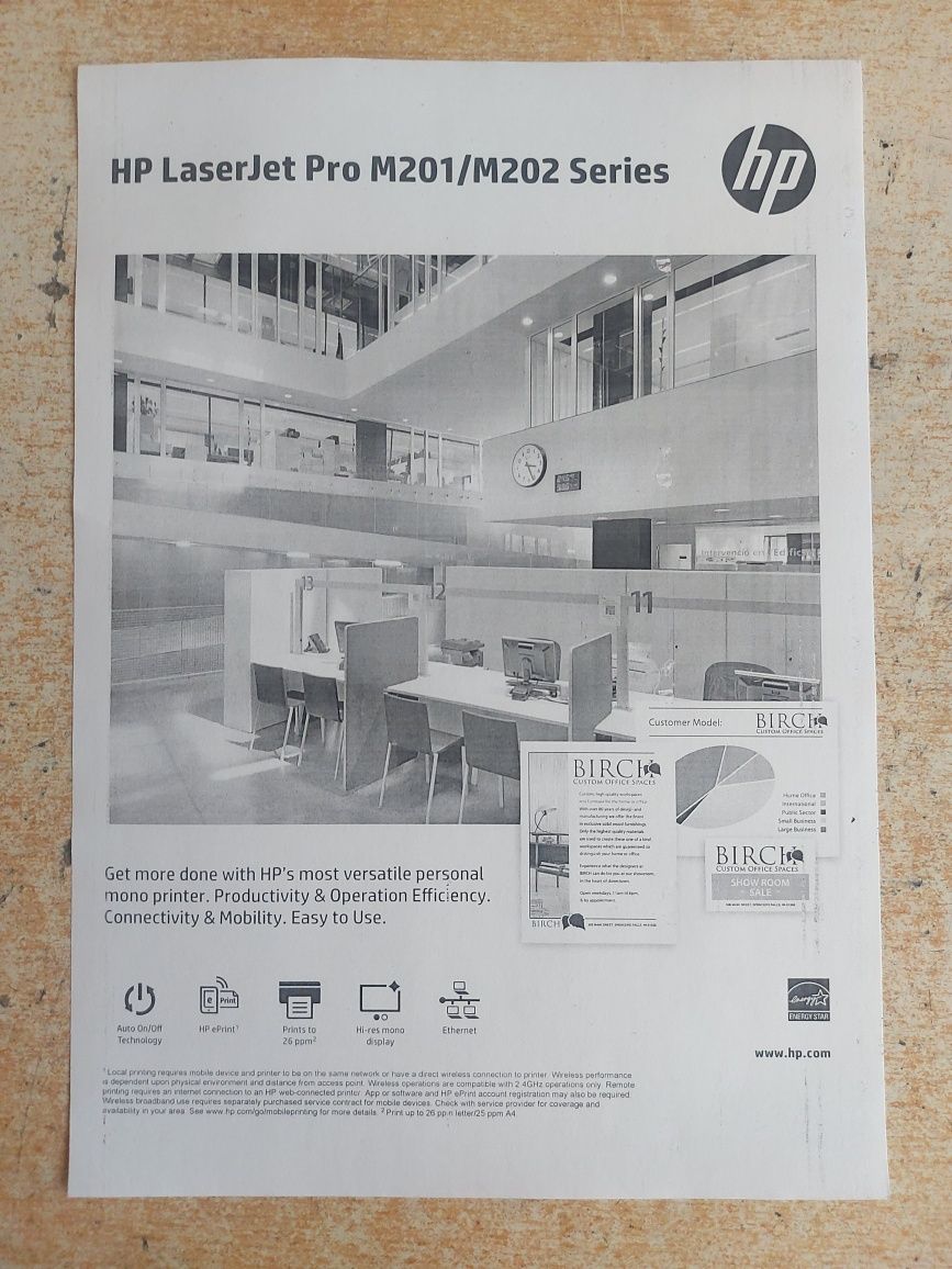 Drukarką Hp Laserjet Pro m201dw