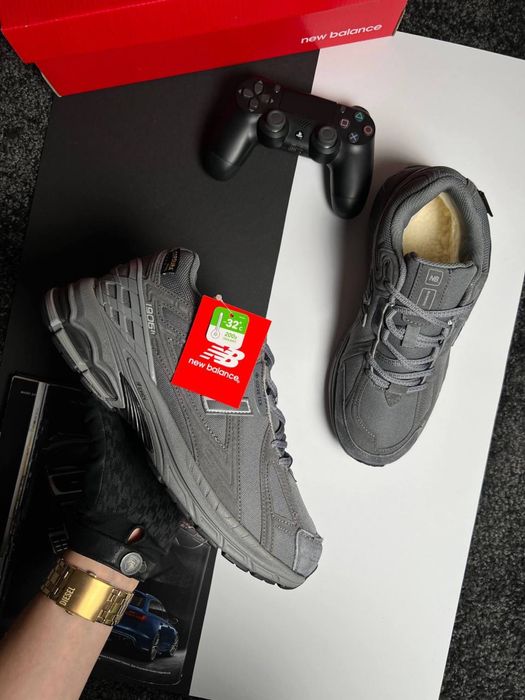 Чоловічі кросівки нью беланс на хутрі New Balance 1906R Fur Grey 41-46
