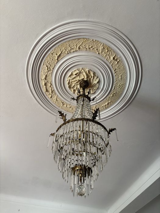 Lustre de teto e arandelas  antigas (candeeiros)