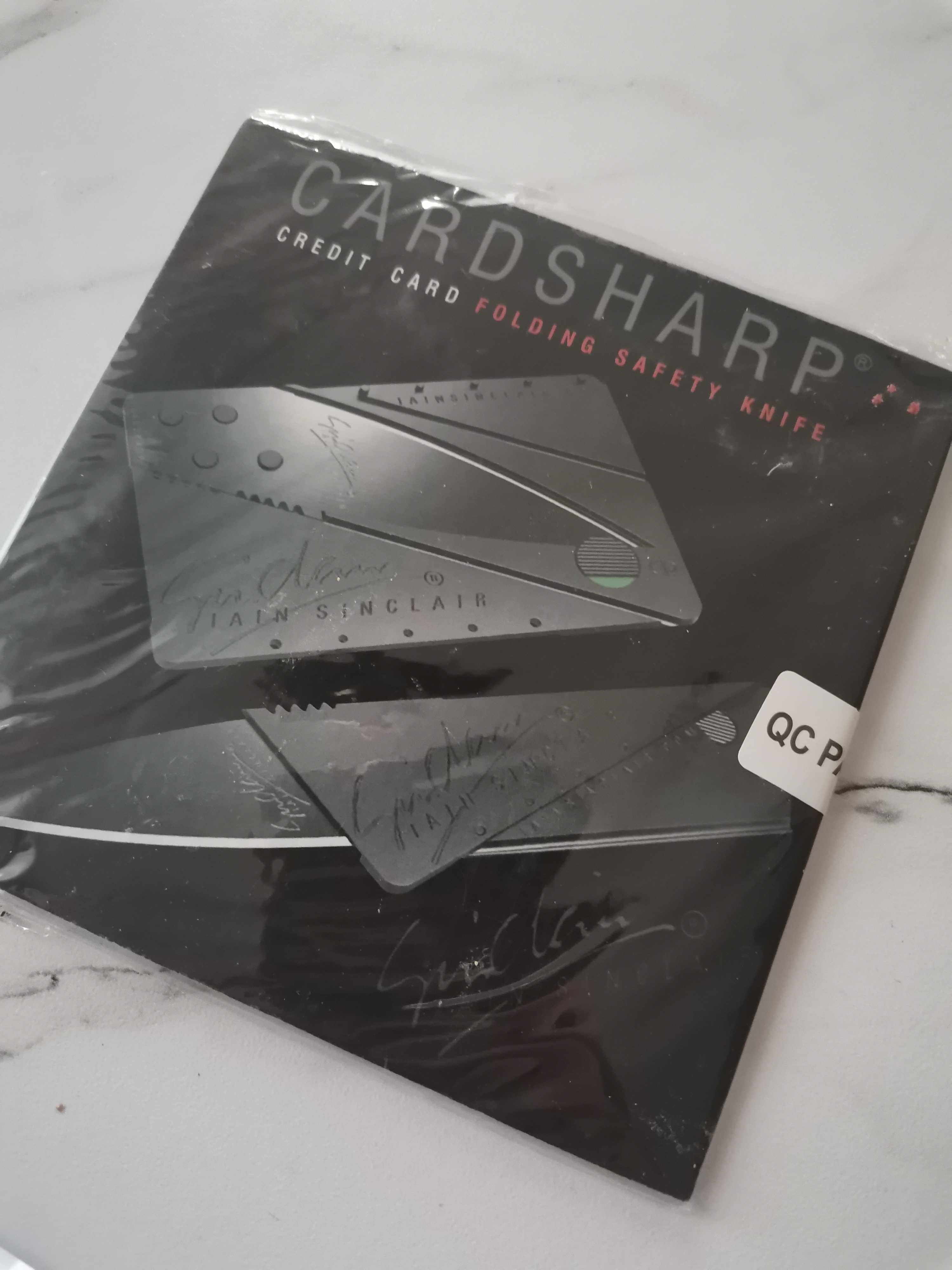 Oryginał Cardsharp Sinclair Karta Nóż portfela Survival Prezent święta